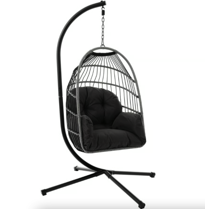Підвісне крісло-кокон Di Volio Beluno графітовий Киев - изображение 1