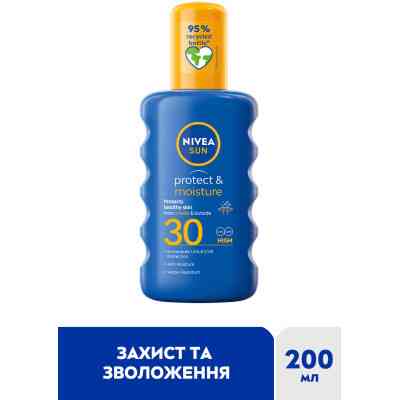 Засіб від засмаги Nivea Sun Kids Дитячий сонцезахисний спрей Захист та догляд SPF 30 200 мл (4005808854035/5900017067766) Вінниця