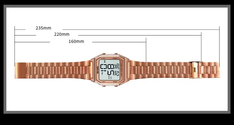 Чоловічий наручний годинник Skmei 1735 (Рожеве золото) Вінниця - фото 9