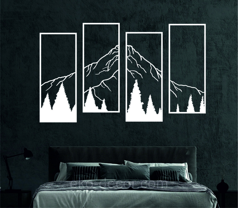 Декоративне настінне Панно «Гори», Декор на стіну Київ - фото 2