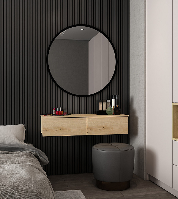 Туалетний столик Doros Левія Дуб Евок 2Ш 100х32х22 см DRS-011635 Львів - фото 1