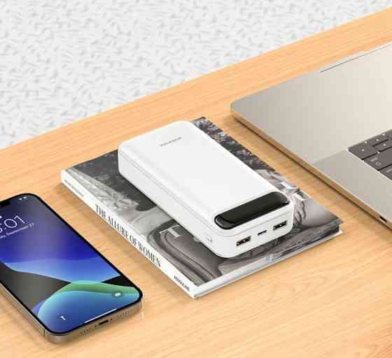 Универсальная мобильная батарея Borofone BJ14A Freeway 20000mAh (Белый) Винница