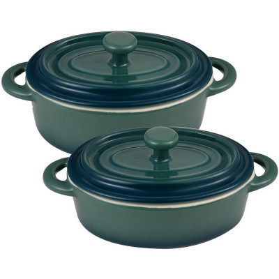 Рамекин Bergner Excalibur набір 2шт овальні (BG-13365-GR) Винница - изображение 1