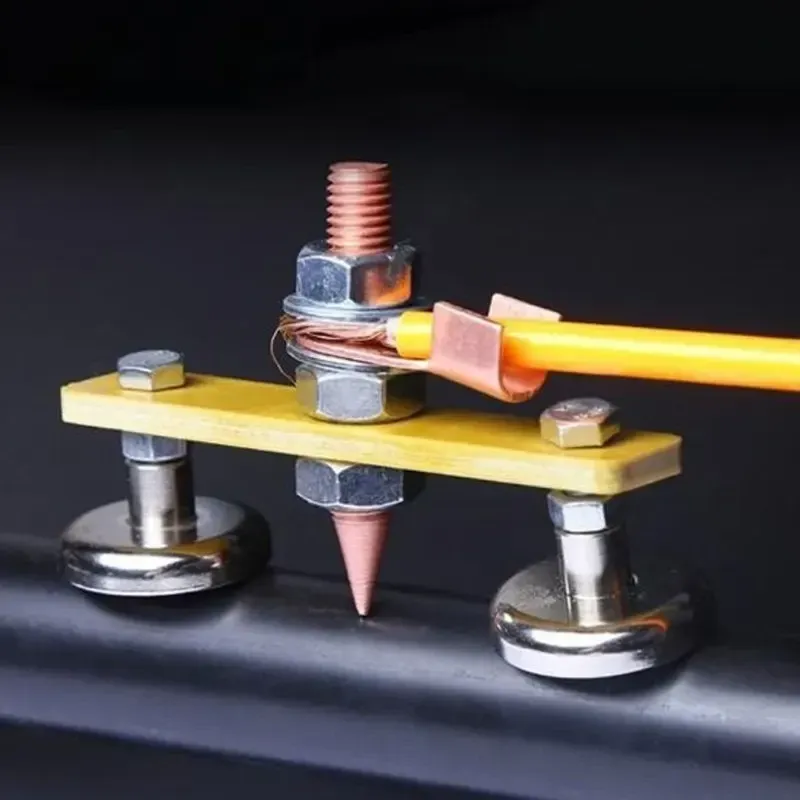 Магнітна клема з подвійними магнітами для зварювання Київ - фото 4