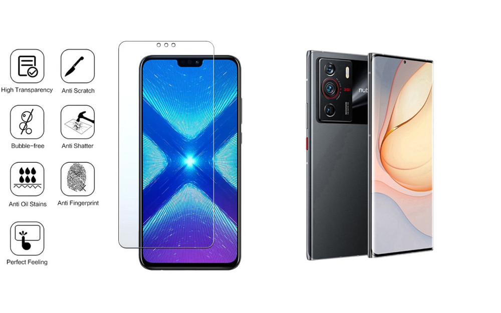 Защитное стекло NeoGlass для Nubia Z40 Pro – ультрапрозрачное и устойчивое Киев - изображение 4