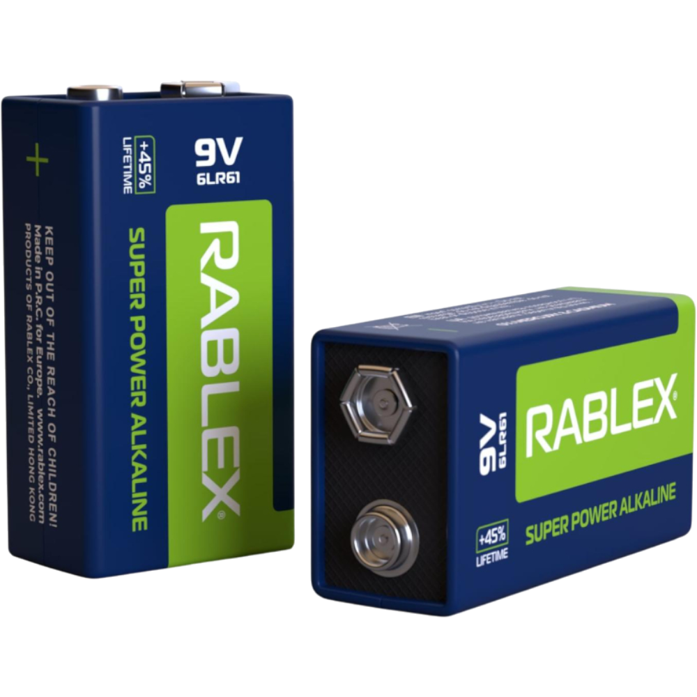 Батарейка Rablex Super Power Alkaline Крона 6F22 / 9V Днепр - изображение 1
