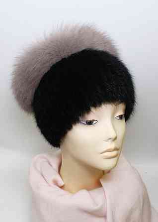 Шапка меховая женская кубанка Кимберли Черный Харьков