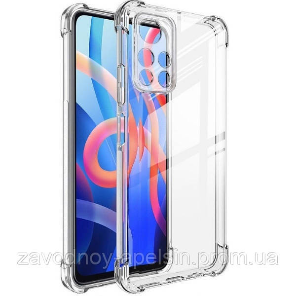 Xiaomi Poco M4 Pro 5G Прозорий чохол (Захист камери + вугли) Одеса - фото 1