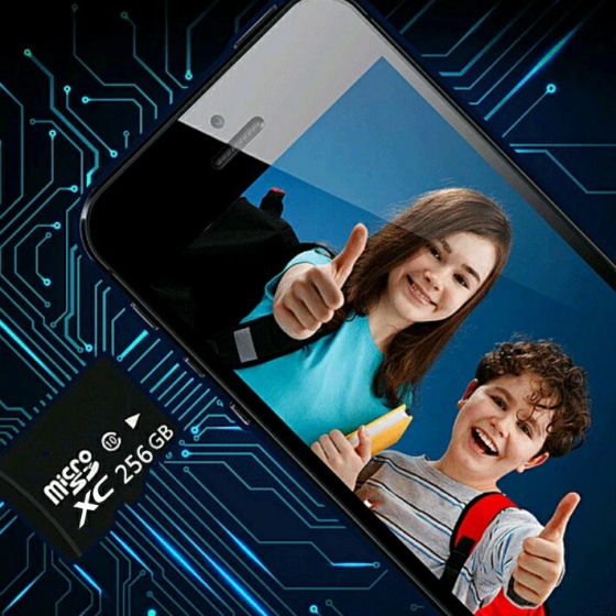 Карта памяти microSDXC 256 ГБ Class 10, microSD для смартфона, камеры, видеорегистратора и планшета Киев