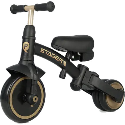 Детский велосипед QPlay Stager 3 в 1 з ручкою, біговел, Black (T80STAGERBlack) Винница - изображение 3