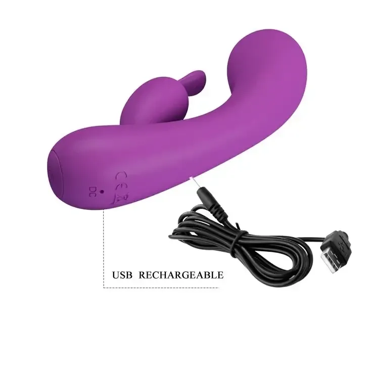 Вібратор з клітеральною стимуляцією Pretty Love Grace Purple Sex Aura Київ - фото 8