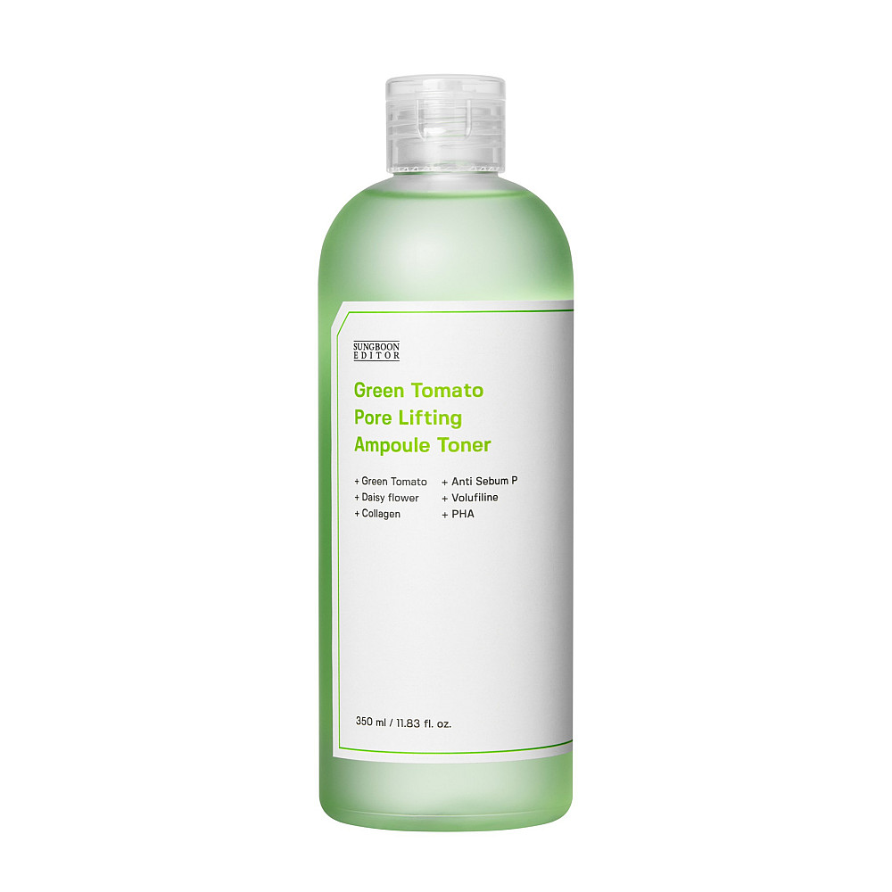 Тонер для сужения пор Green Tomato Pore Lifting Ampoule Toner Sungboon Editor 350 мл Киев - изображение 4