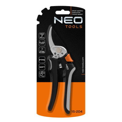 Секатор Neo Tools площинний, d різу 18мм, 200мм, 206г (15-204) Вінниця - фото 8