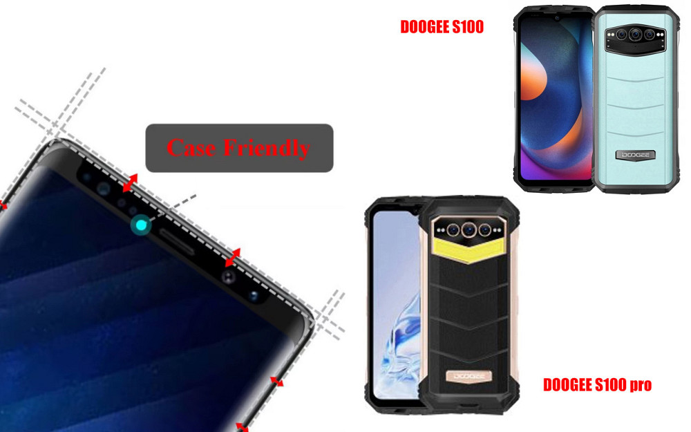 Захисне скло HyperGlass Pro для DOOGEE S100, S100 pro – максимальна чутливість та захист Київ - фото 4