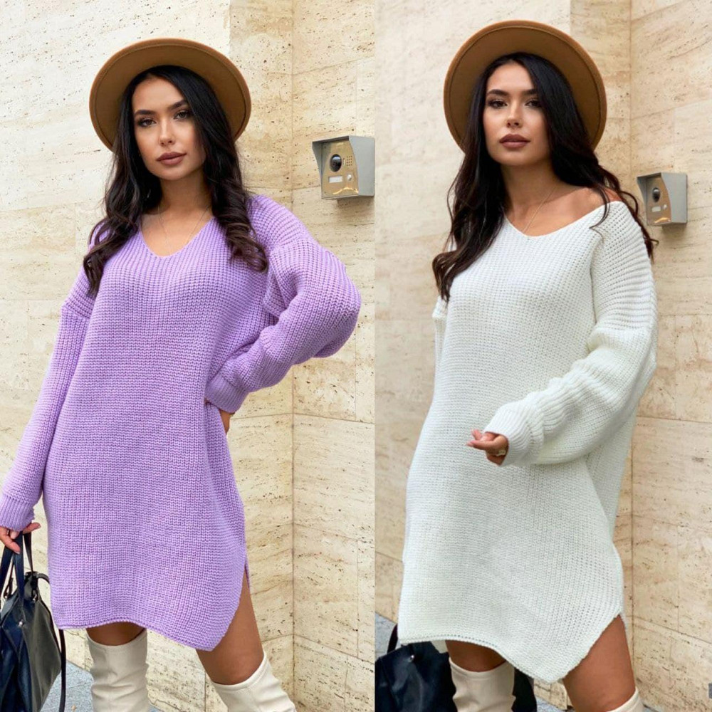 Жіноча стильна в'язана сукня-туніка оверсайз. 42-48р Київ - фото 4