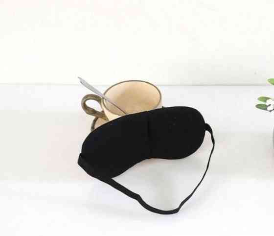 Маска для сна с охлаждающим эффектом гелевой вставкой Черно-белый кот Винница