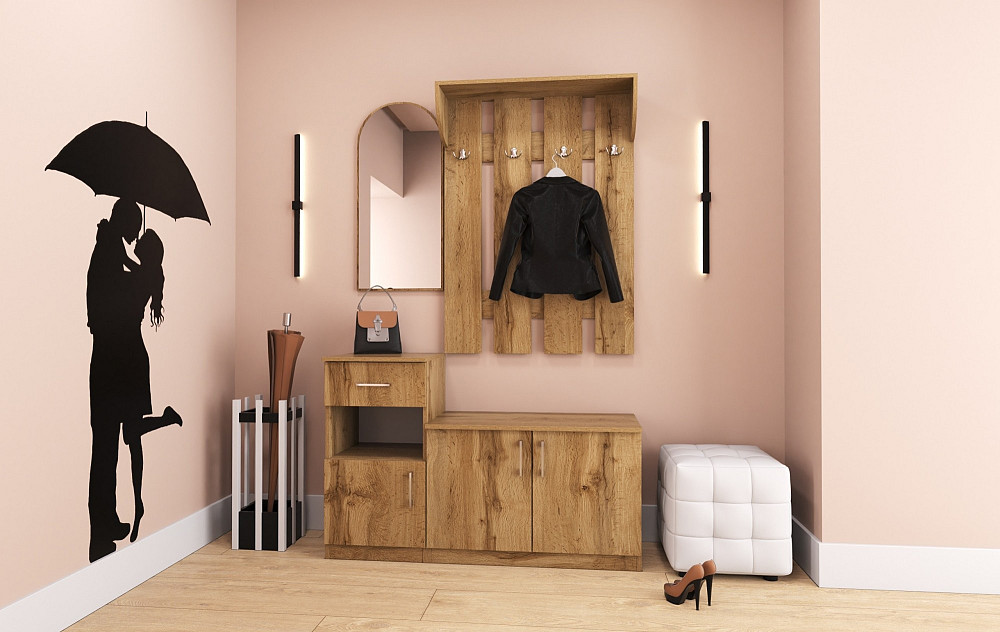 Прихожая Алиса, Дуб Аппалачи, 1000/400/1880 Львов - изображение 1