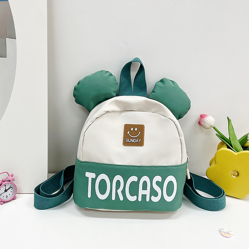 Детский рюкзак TD-620 на одно отделение с ремешком и ушками Green Киев - изображение 3