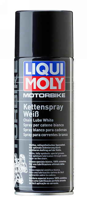 LIQUI MOLY 1591 Motorbike Kettenspray — Мастило для ланцюгів мотоциклів 400 мл | Надійне змащування та захист ланцюга при високих Ковель - фото 1