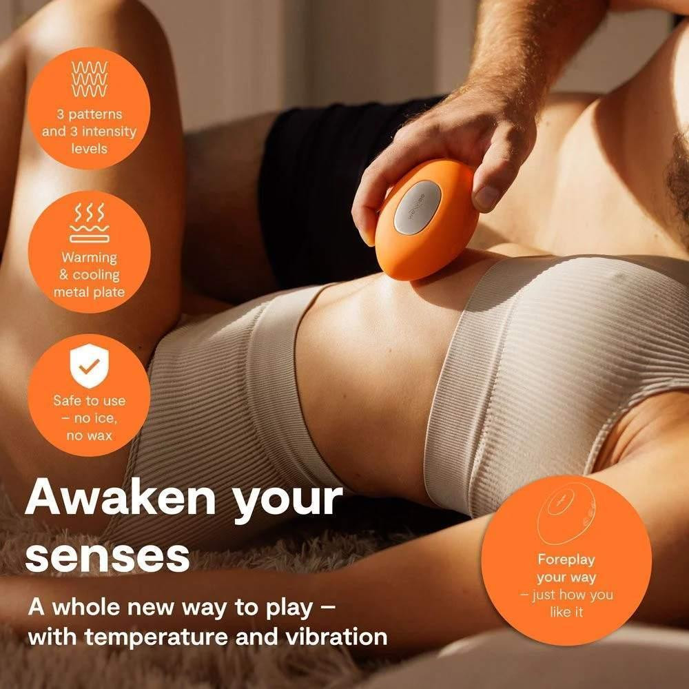 Клиторальный вибратор We-Vibe Temp Tangerine с функцией нагрева и охлаждения, оранжевый Sex Aura Киев - изображение 8