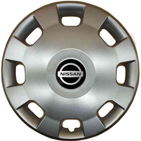 Автомобильные модельные колпаки R14 Nissan 207 4шт, SJS, серебряные Киев