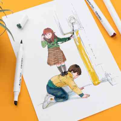 Художественный маркер Arrtx Спиртовые Vega ASM-0380A 80 цветов + сумка (LC302260) Винница