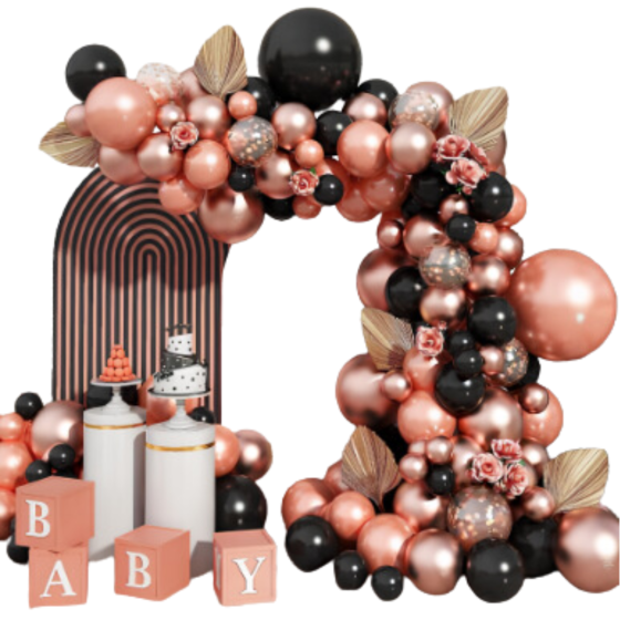 Набір повітряних кульок для вечірки «Рожеве золото» Кам'янець-Подільський