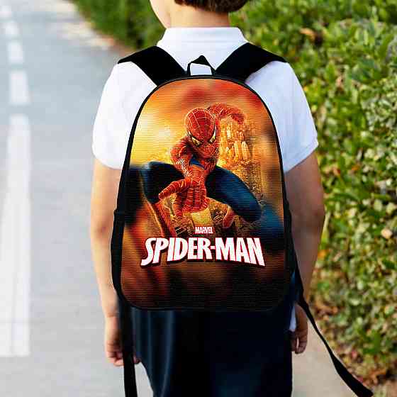 Рюкзак дитячий людина павук, спайдермен "Spiderman" 34х27см, міський ранець для хлопчика з принтом (00390) Київ