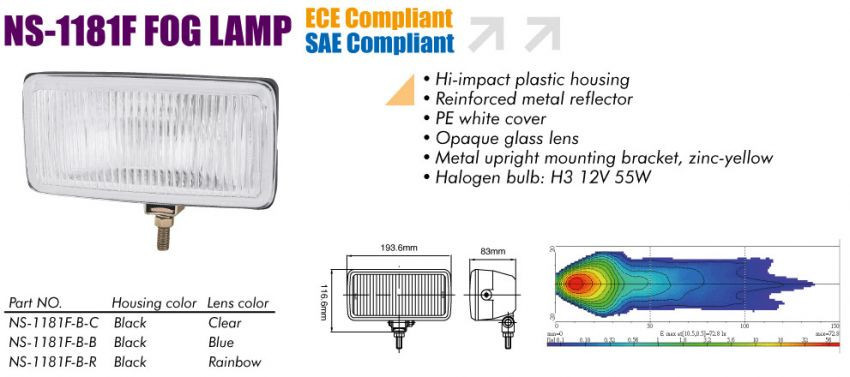 Фари SIRIUS 1181 F-B-C кришка Taiwan (пара) Вінниця - фото 1