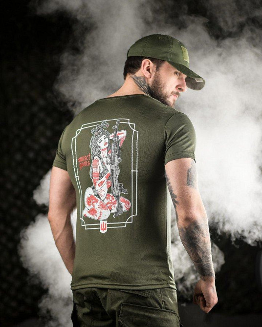 Тактична футболка потовідвідна Odin dzen олива ВТ6662 Одеса - фото 1