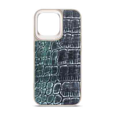 Чохол до мобільного телефона Harder Glamorous Croco Apple iPhone 15 Pro Max Grey Green (ARM76765) Вінниця
