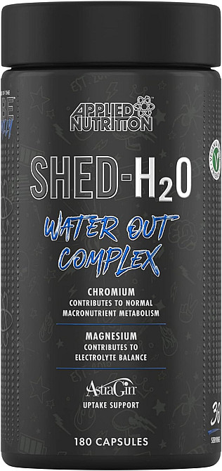 Жиросжигатель Applied Nutrition​​​​​​​ Shed H2O-Water Out Complex 180 Vcaps Луцк - изображение 1