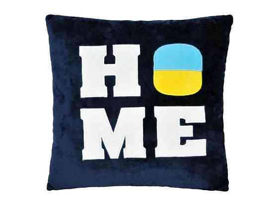 Подушка HOME 33*33*11см синій арт.ПД-0439 ТМ TIGRES Київ
