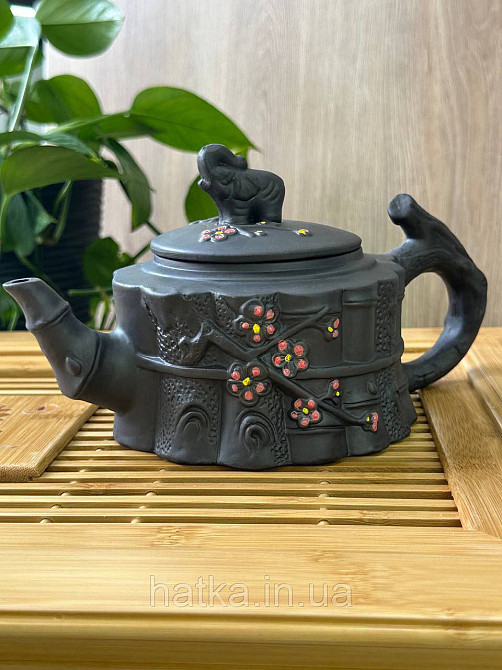 Чайник заварювальний ісинська глина 700 мл "Процвітання" темний Т2586-1 Київ - фото 1