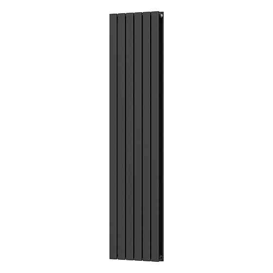 Вертикальний радіатор Largo Double 456х1800-6, anticor, чорний муар Київ