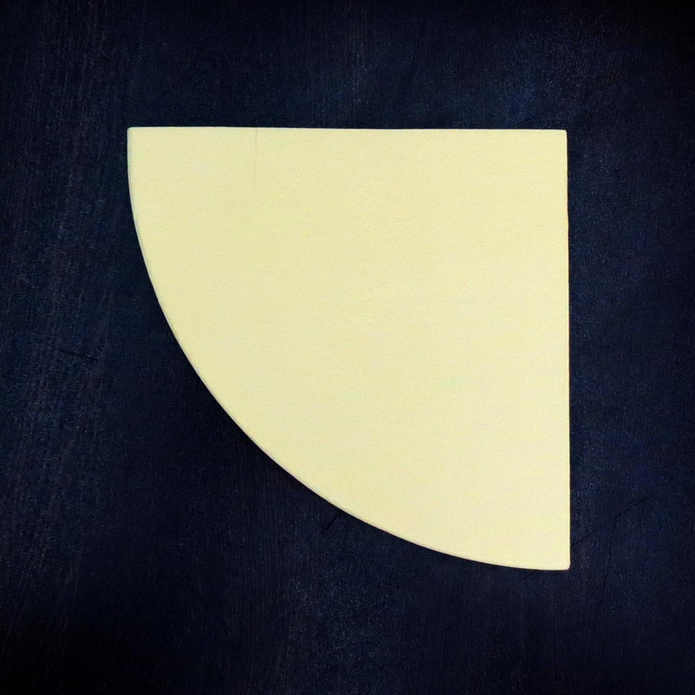 Угловая настенная полка 