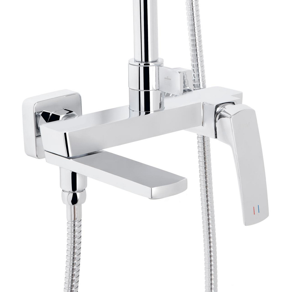 Душова система універсальна Qtap Tern на три споживачі (з виливом) QTTER1112CRM47592 Chrome Київ - фото 3