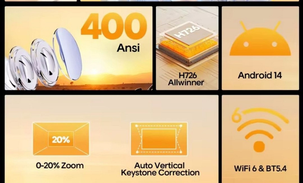 Проектор Magcubic HY300 Max Autofocus! Харків - фото 4