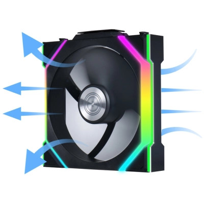 Кулер до корпусу Lian Li Uni Fan SL WIRELESS Reverse, 120-1, B (G99.12RSL1W1B.00) Вінниця - фото 5