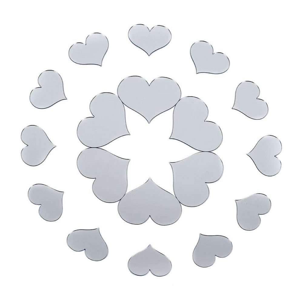 Зеркальный декор акриловый самоклеющийся серебро, 18шт (D) SW-00002524 Днепр - изображение 1