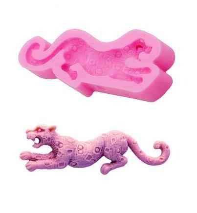 Молд силиконовый Гепард 84 на 30 мм розовый Киев