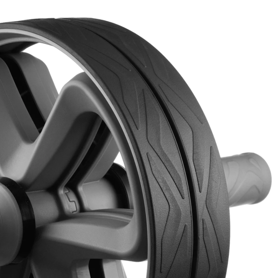 Ролик для пресу подвійний Gymtek чорний Київ