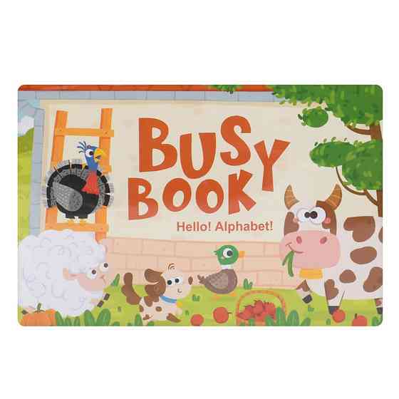 М'яка розвиваюча іграшка-книжечка "Busybook" 557-581-583-3 Вінниця
