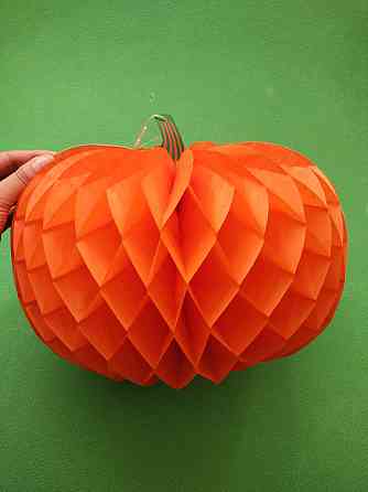 Гирлянда тыква на Хэллоуин соты 30 см оранжевый Киев