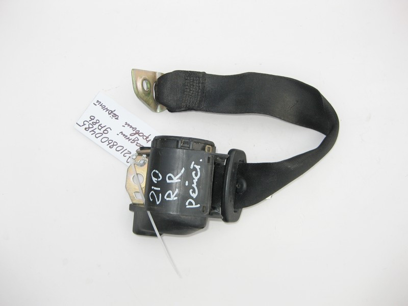 Mercedes-Benz  A2108600485 9A86 Ремінь безпеки задній правий чорний E-Class W210 Одеса - фото 1