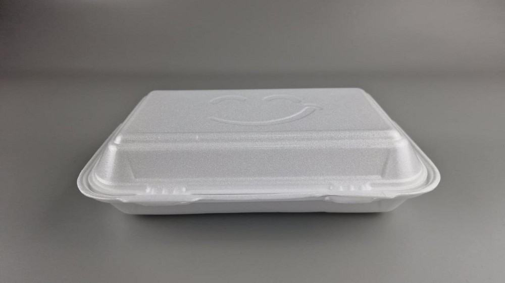 Ланч-бокс из вспененного полистирола с крышкой  (270*145*70) белый МВ-10 (250 шт) Харьков - изображение 1