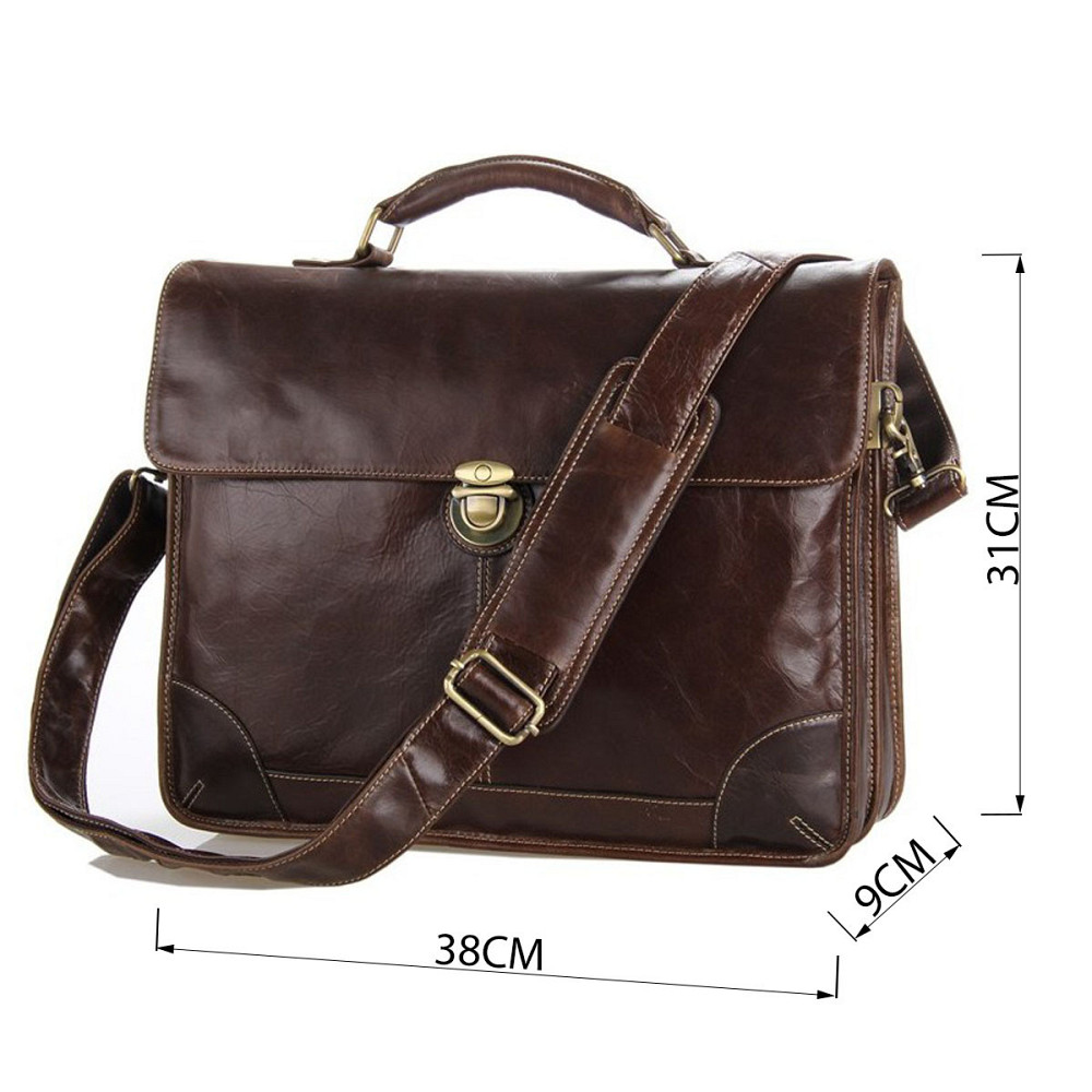 Сумка мужская для ноутбука Коричневая (Vintage) Киев - изображение 17