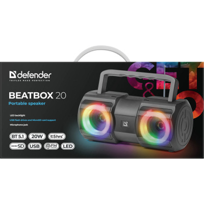 Акустична система Defender Beatbox 20 Black (65420) Вінниця - фото 5