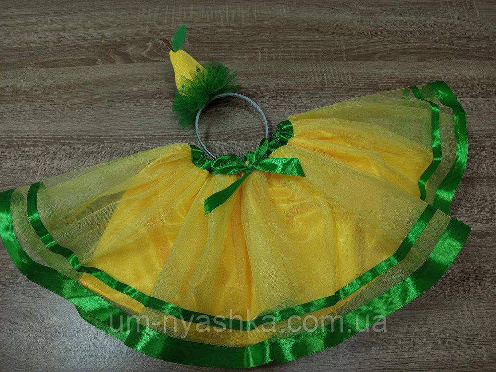 Костюм Грушка юбочка + нашивка + ободок Груша Кривой Рог - изображение 10