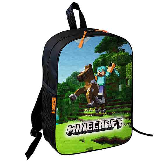 Набір дитячий Майнкрафт «Minecraft» рюкзак 36х27см сумка-бананка, кружка з принтом для хлопчика (01659) Київ
